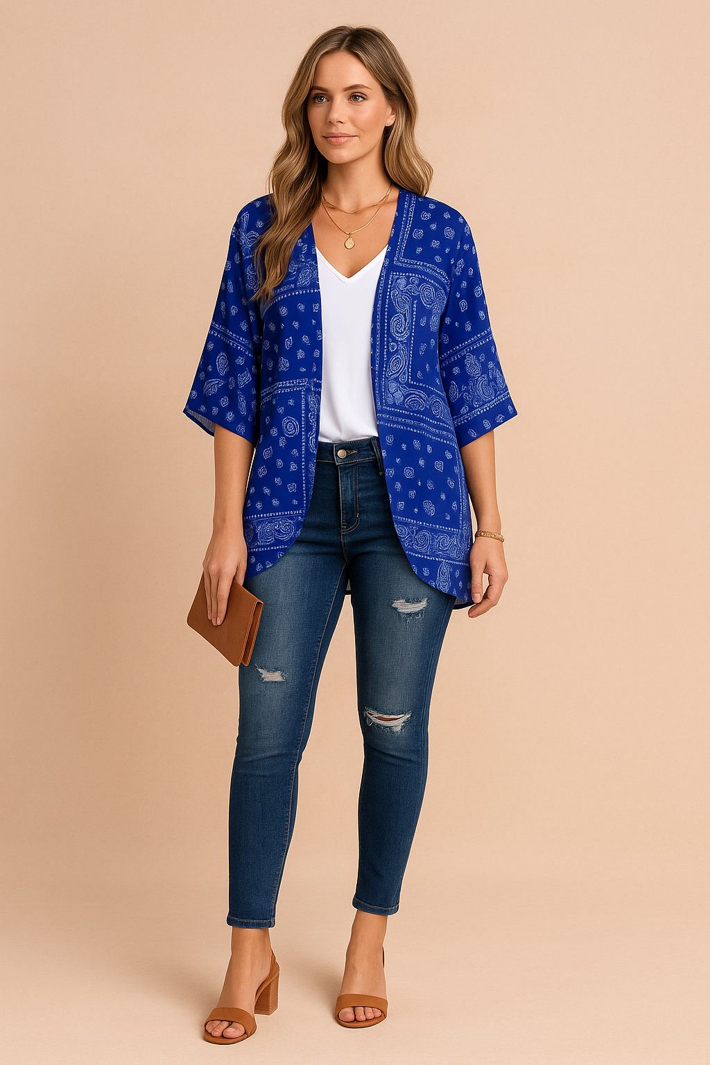 Amiri | Women’s Printed Airy Kimono