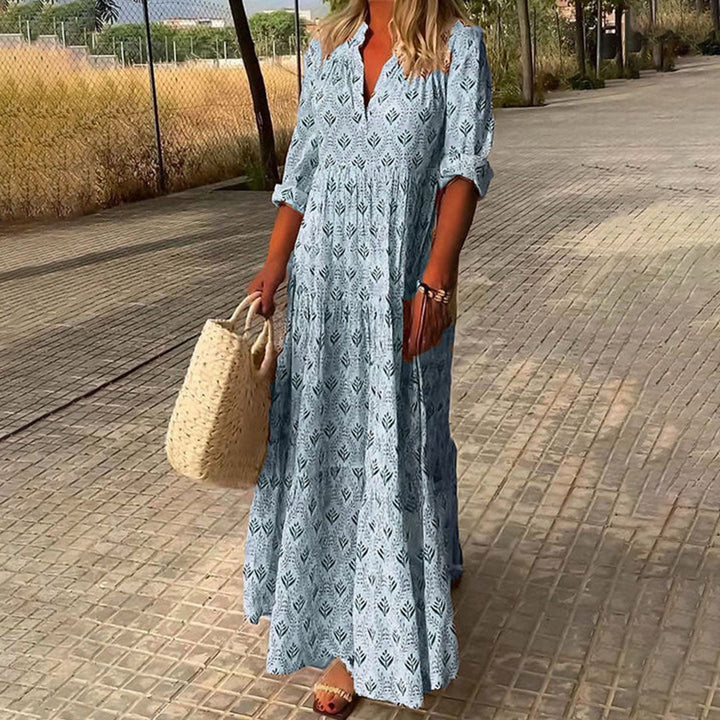 Isabella | Women Boho Print Maxi Dress