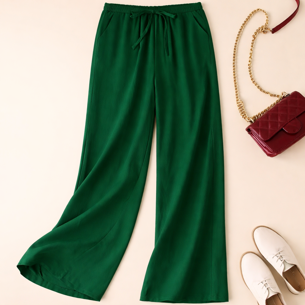 Cherry | Women Relaxed Drawstring Pants