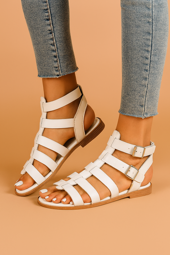 Elzbieta | Women Gladiator Strap Buckle Sandals