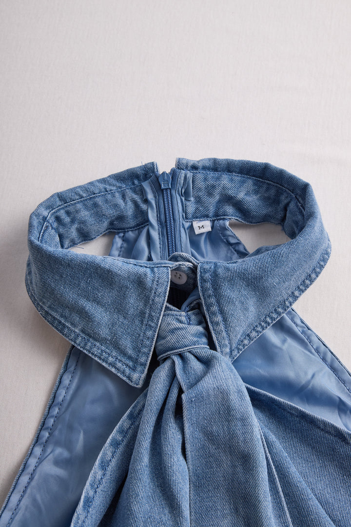 Selene | Women Sleeveless Halter Blouse