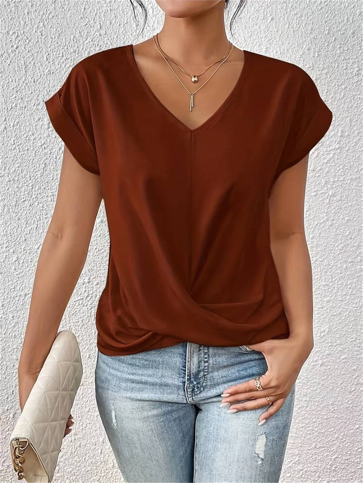 Taya | Women's V-Neck Oversized Blouse