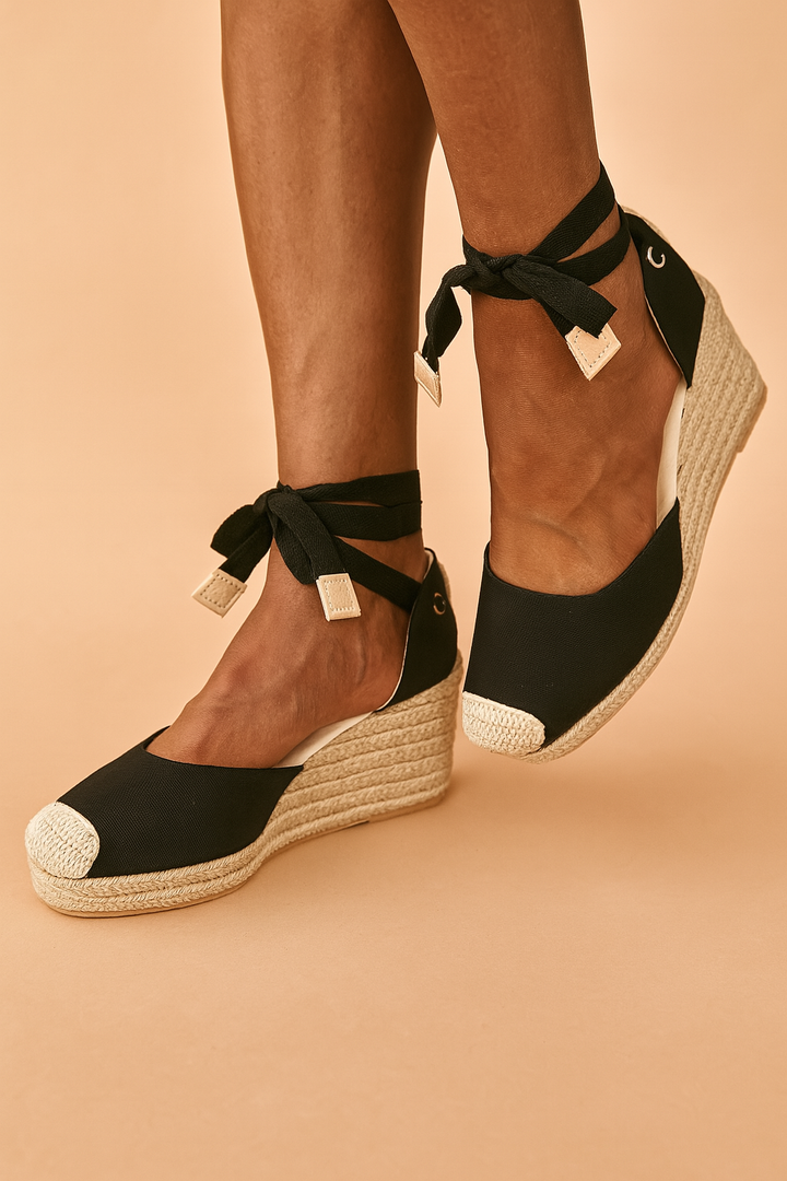 Kate | Women Tie-Up Wedge Sandals
