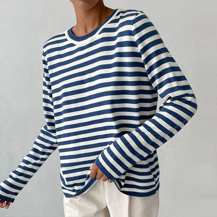 Dana | Women Striped Elegant Summer T-Shirt