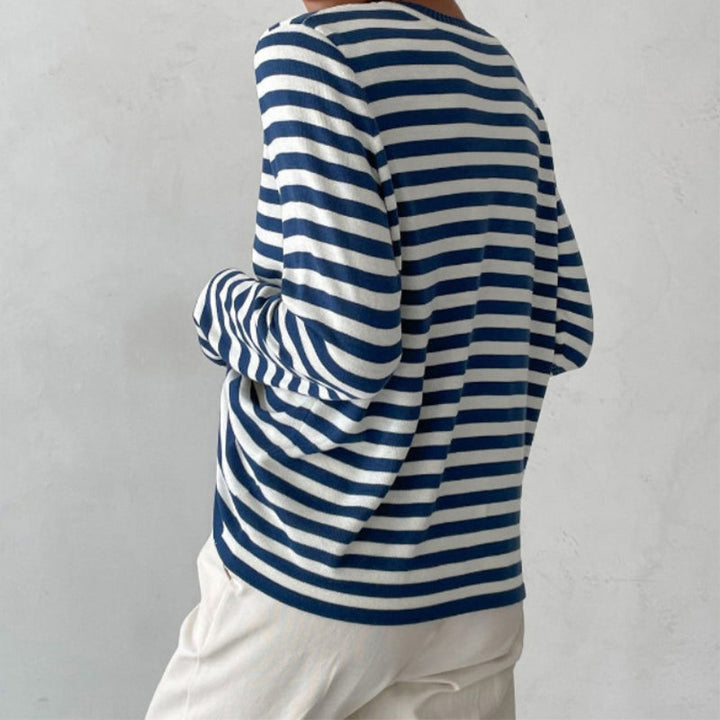 Dana | Women Striped Elegant Summer T-Shirt