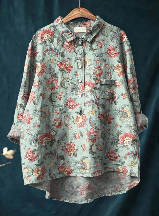 Anita | Women’s Tailored Floral Blouse