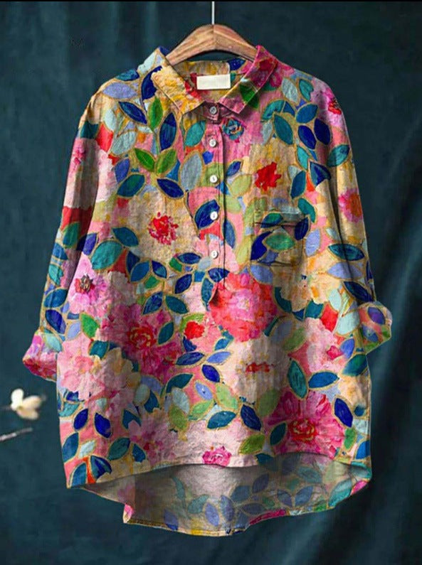 Anita | Women’s Tailored Floral Blouse