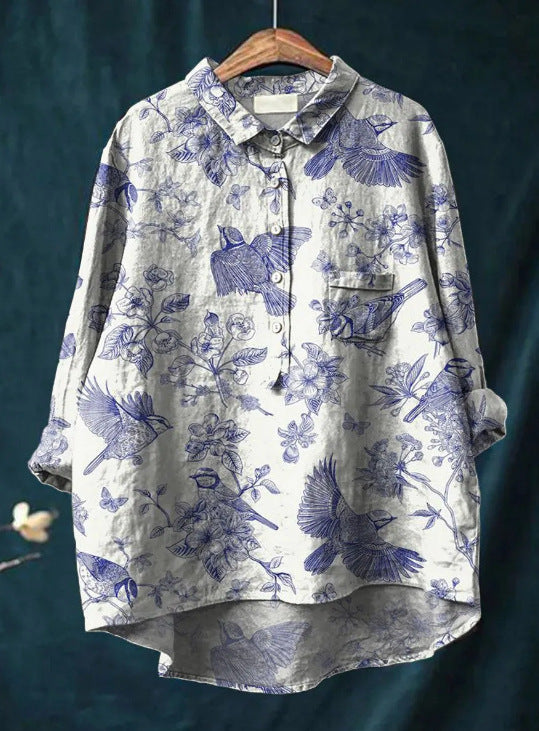 Anita | Women’s Tailored Floral Blouse