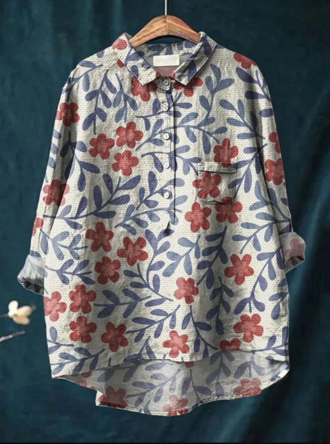 Anita | Women’s Tailored Floral Blouse