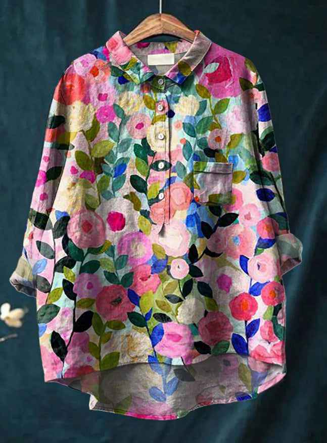 Anita | Women’s Tailored Floral Blouse