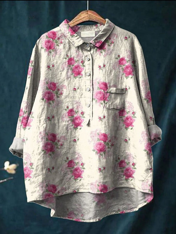 Anita | Women’s Tailored Floral Blouse