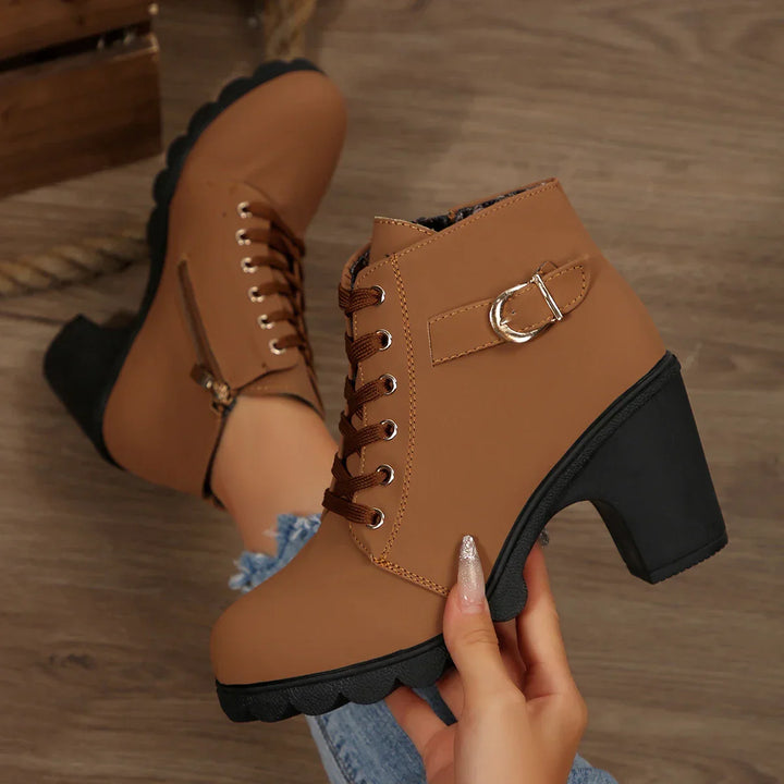 Selene | Women's Chunky Heel Ankle Boots