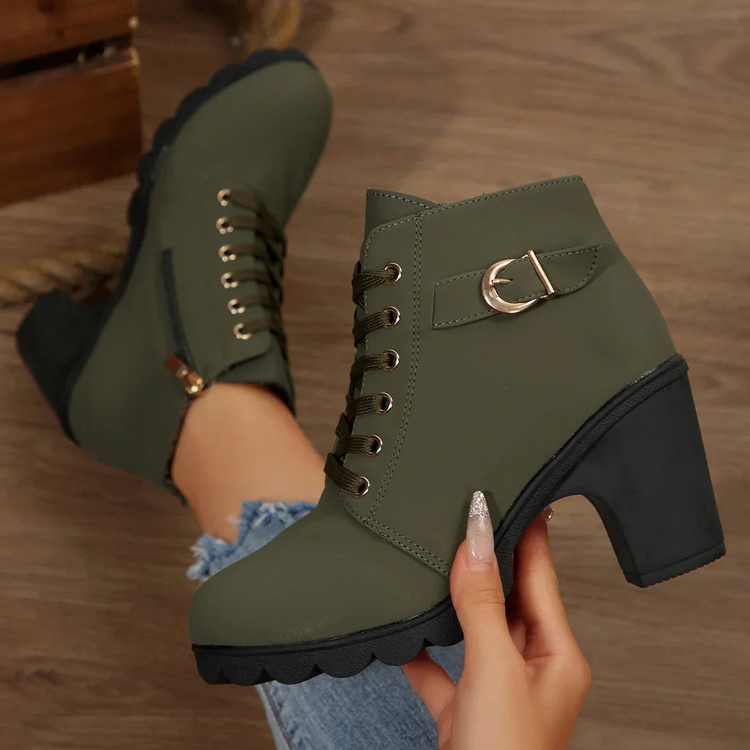 Selene | Women's Chunky Heel Ankle Boots