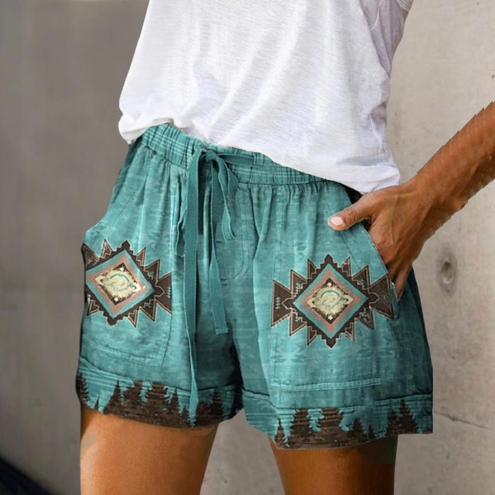 Nixie | Women's Ethnic Print Summer Shorts