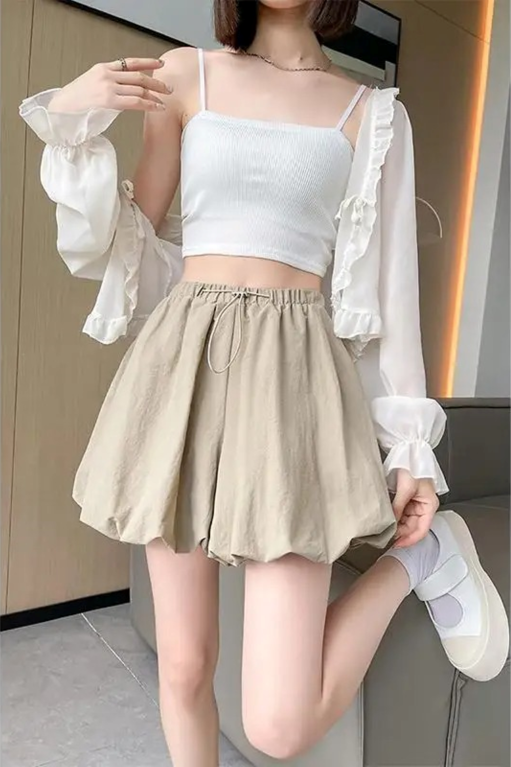 Shai | Women's Elastic Waist Summer Shorts