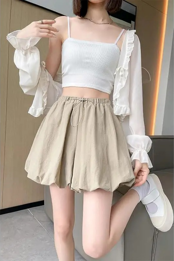 Shai | Women's Elastic Waist Summer Shorts