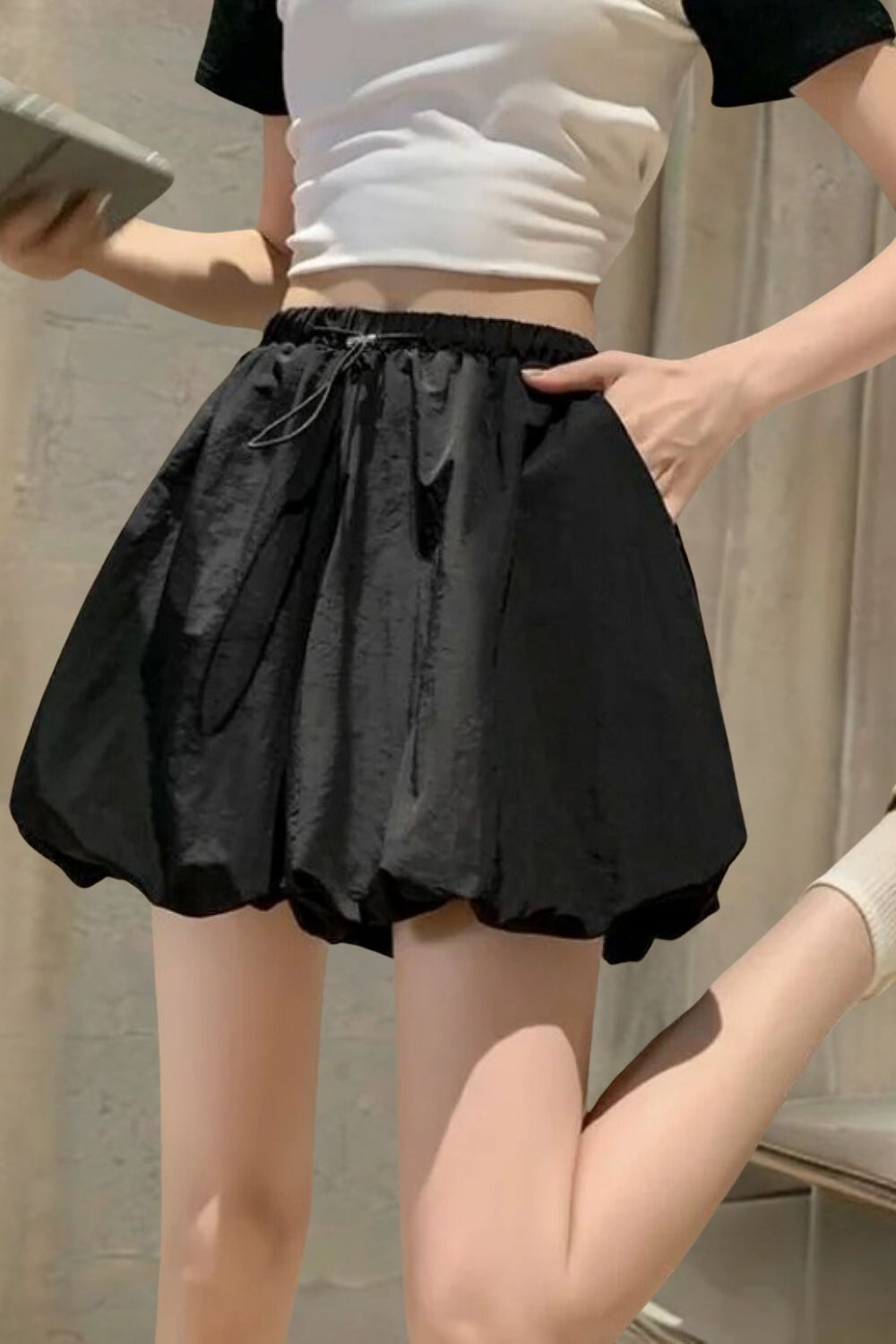 Shai | Women's Elastic Waist Summer Shorts