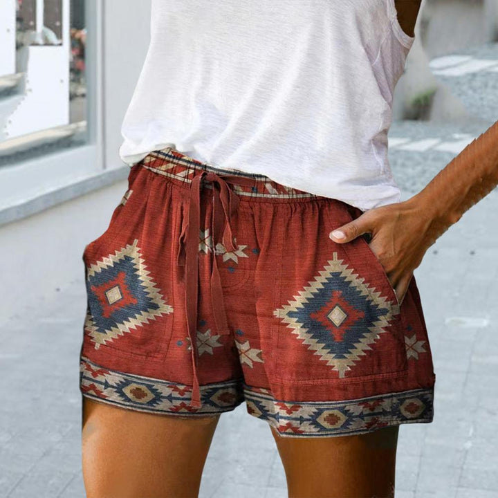 Nixie | Women's Ethnic Print Summer Shorts