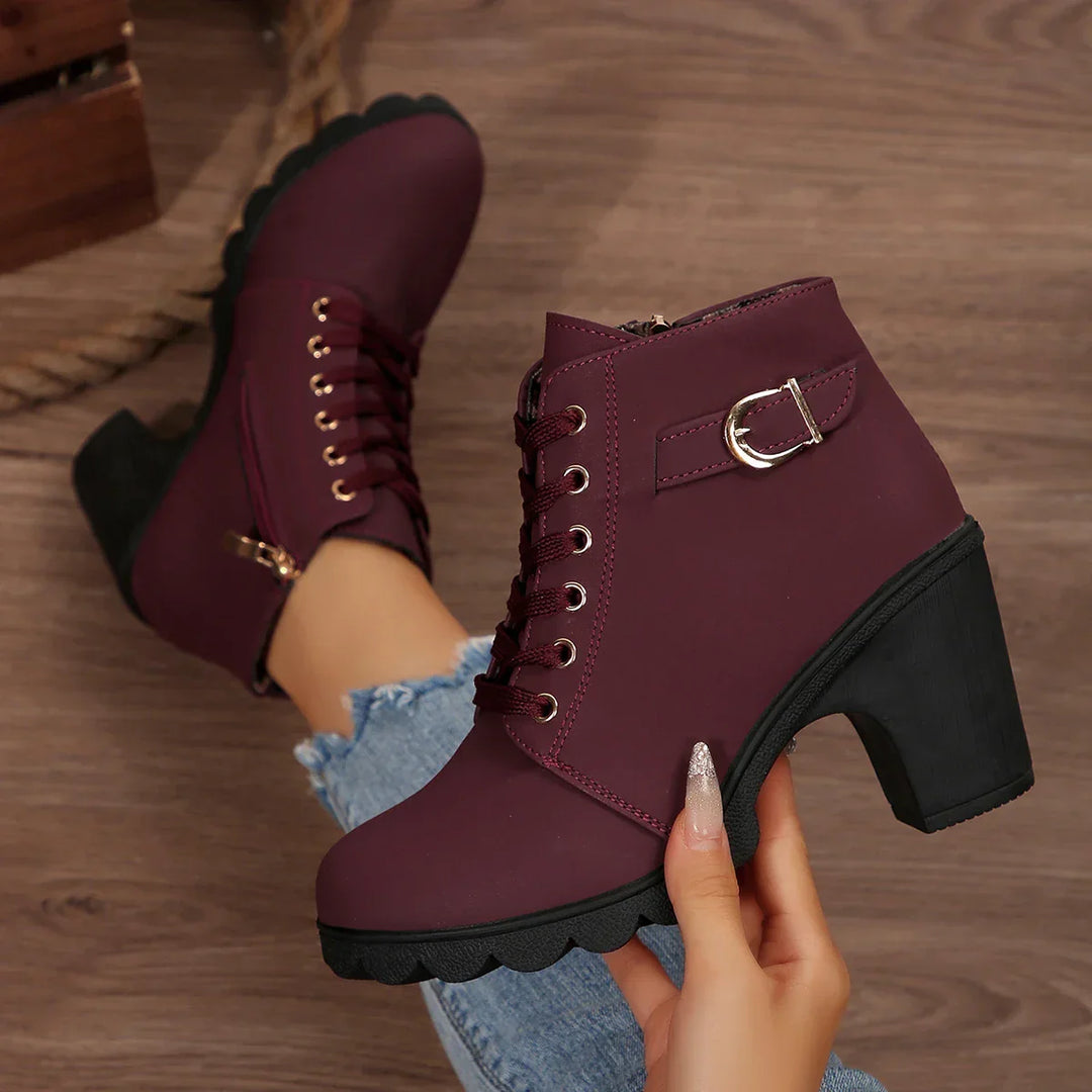 Selene | Women's Chunky Heel Ankle Boots