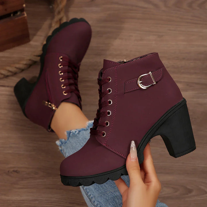 Selene | Women's Chunky Heel Ankle Boots