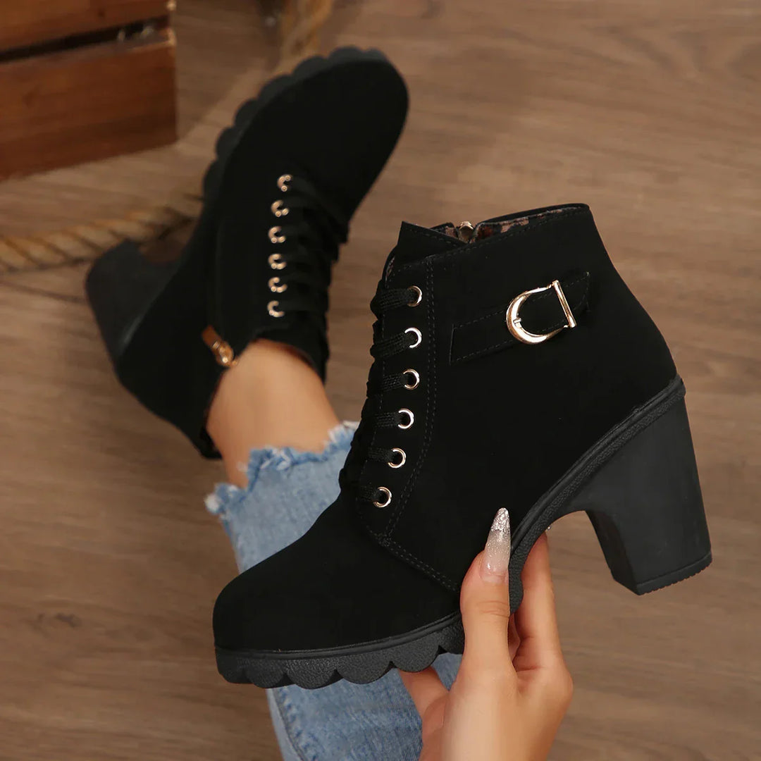Selene | Women's Chunky Heel Ankle Boots