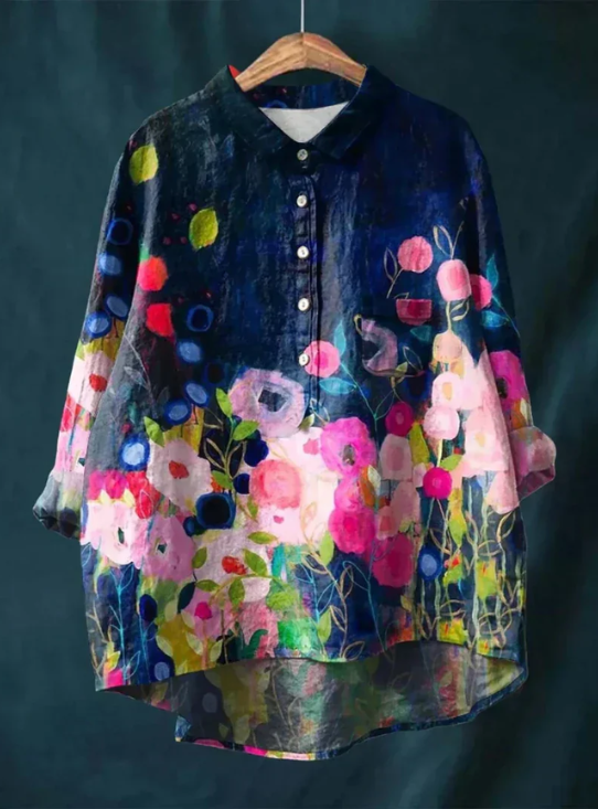 Anita | Women’s Tailored Floral Blouse