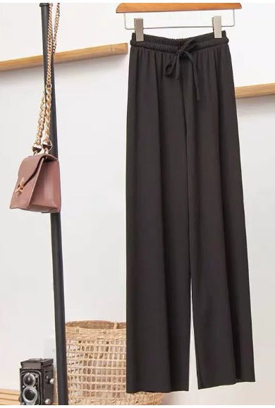 Allie | Women's Vertical Stripe Drawstring Trousers