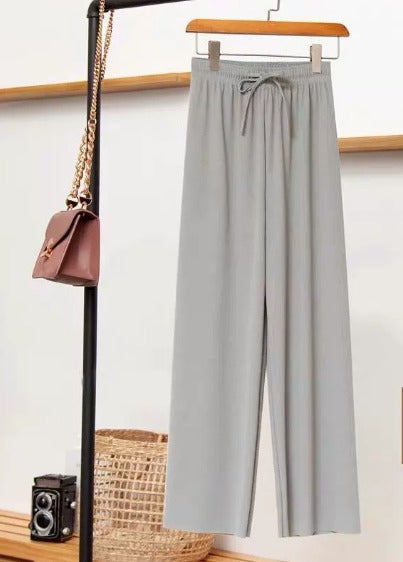 Allie | Women's Vertical Stripe Drawstring Trousers