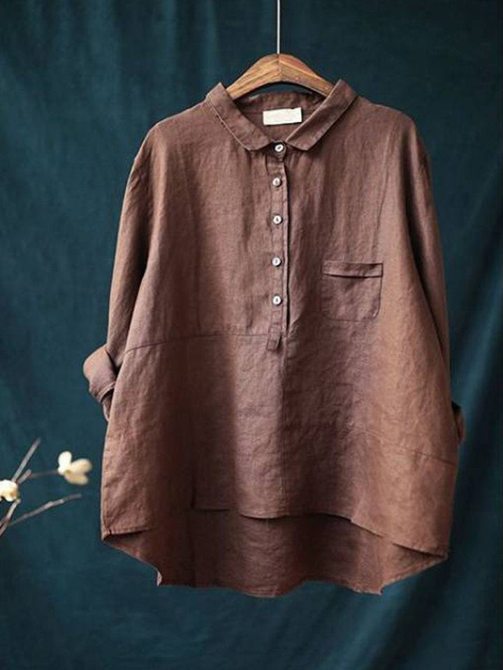 Maris | Women's Lapel Neck Long-Sleeve Shirt
