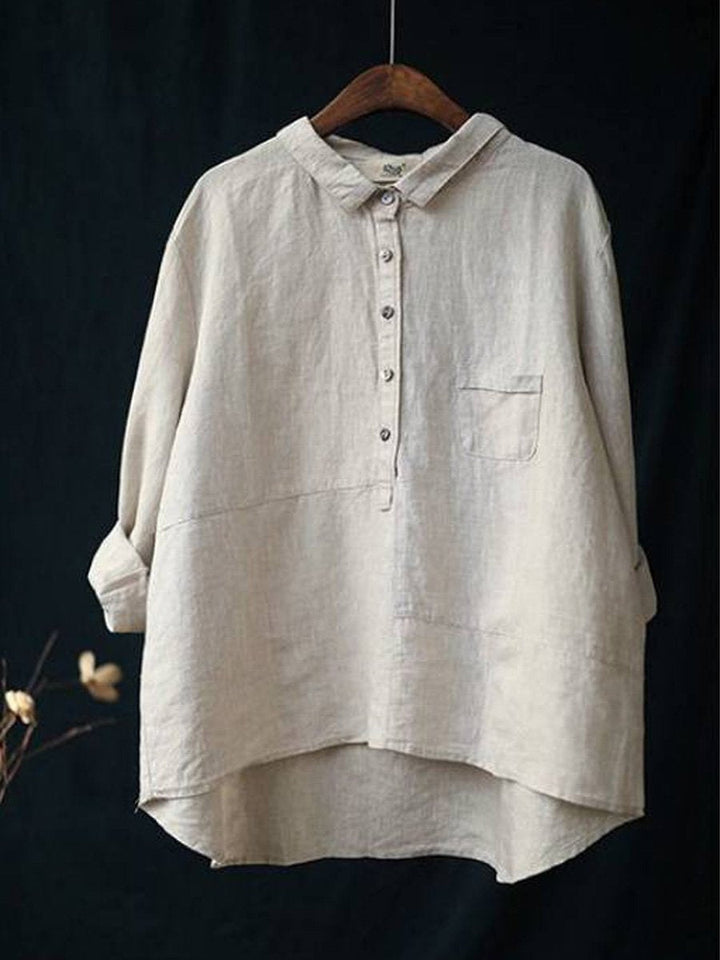 Maris | Women's Lapel Neck Long-Sleeve Shirt
