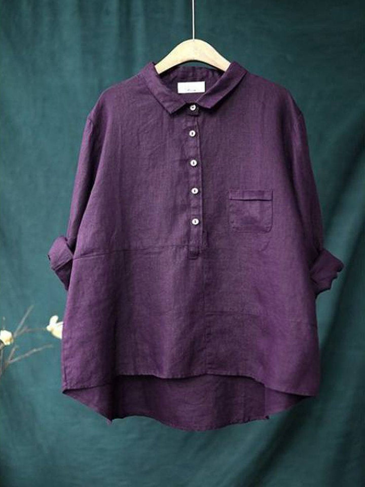Maris | Women's Lapel Neck Long-Sleeve Shirt