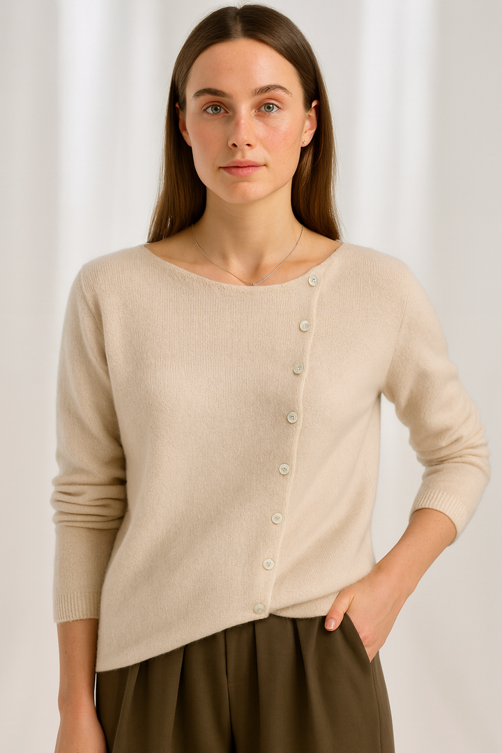 Sutton | Women's Asymmetric V-Neck Cardigan