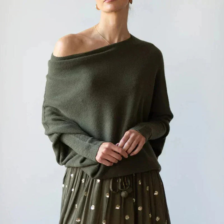 Sutton | Women's Oversized Boat Neck Sweater