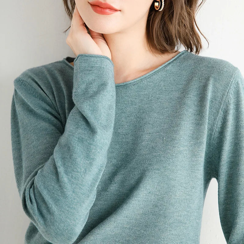 Mette | Women's Chic Long Sleeve Knit Sweater