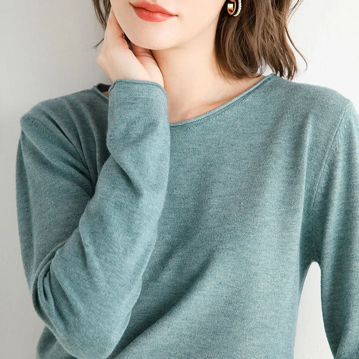 Mette | Women's Chic Long Sleeve Knit Sweater