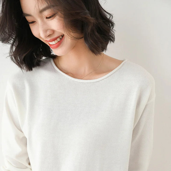 Mette | Women's Chic Long Sleeve Knit Sweater