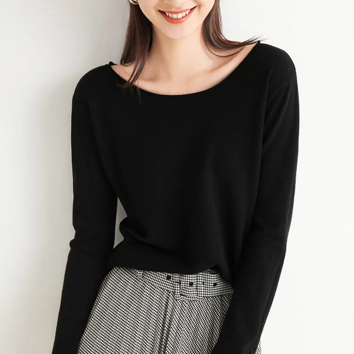 Mette | Women's Chic Long Sleeve Knit Sweater