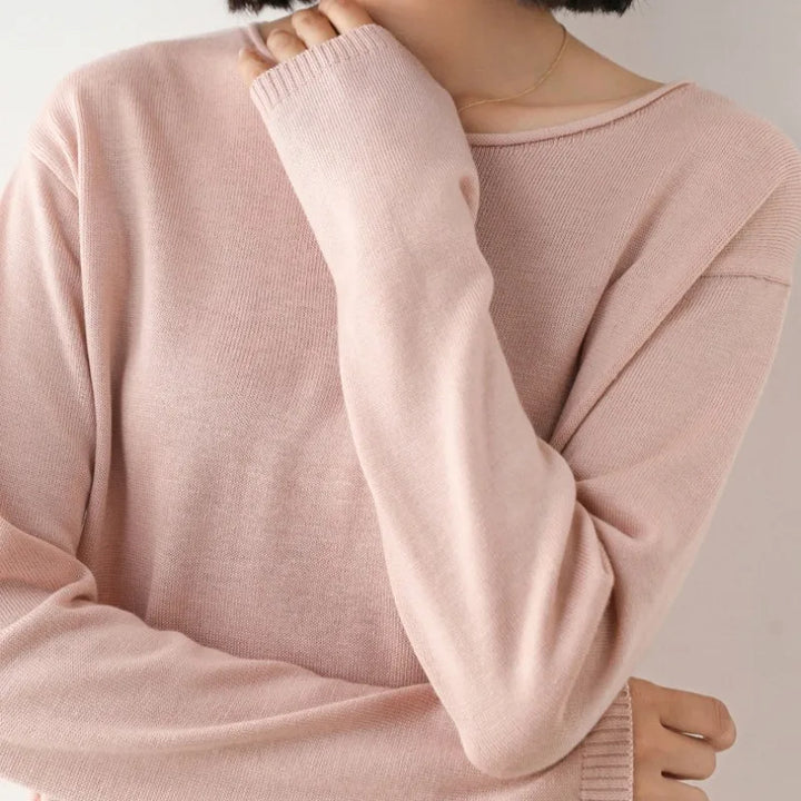 Mette | Women's Chic Long Sleeve Knit Sweater
