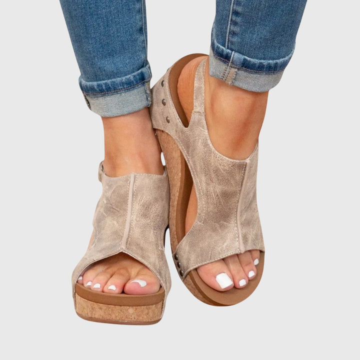Elara | Women's Orthopedic Wedge Sandals