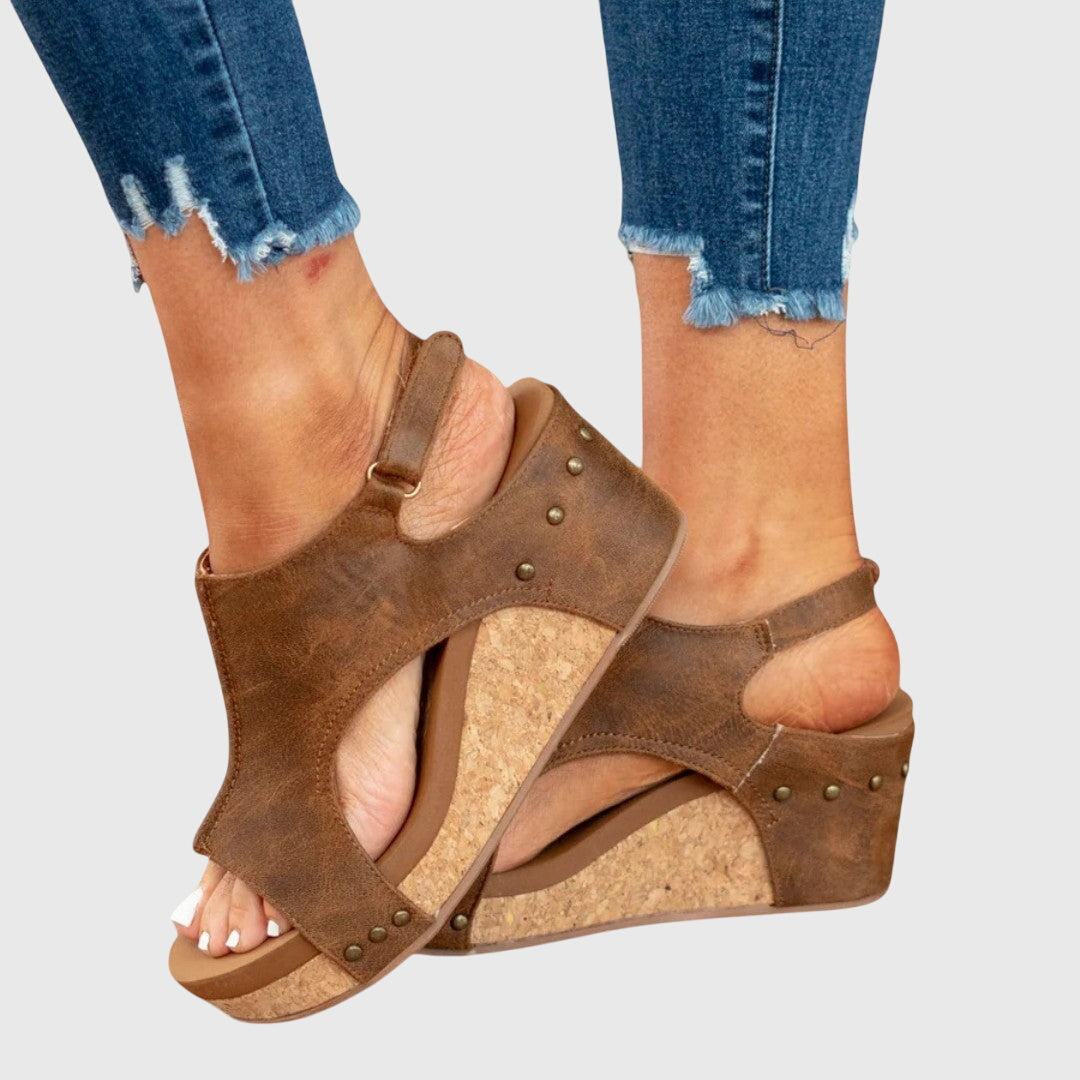 Elara | Women's Orthopedic Wedge Sandals