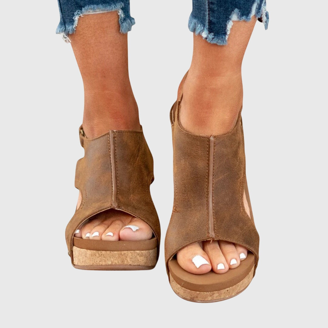 Elara | Women's Orthopedic Wedge Sandals