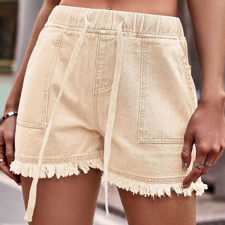 Brittany | Women High Waist Drawstring Shorts