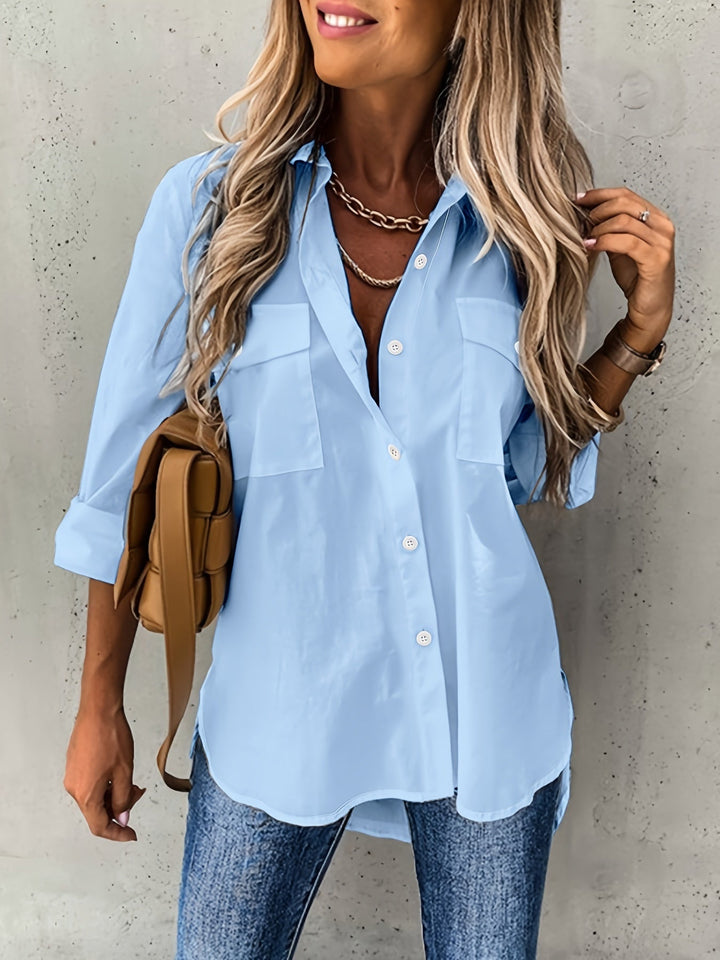 Elina | Women's Lapel Collar Shirt