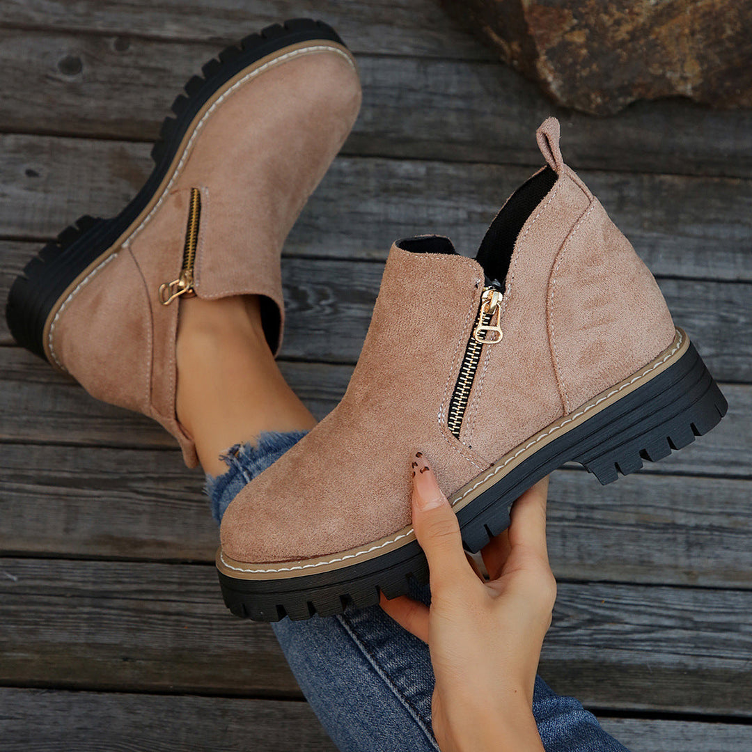 Liora | Women's Ankle Zip Boots