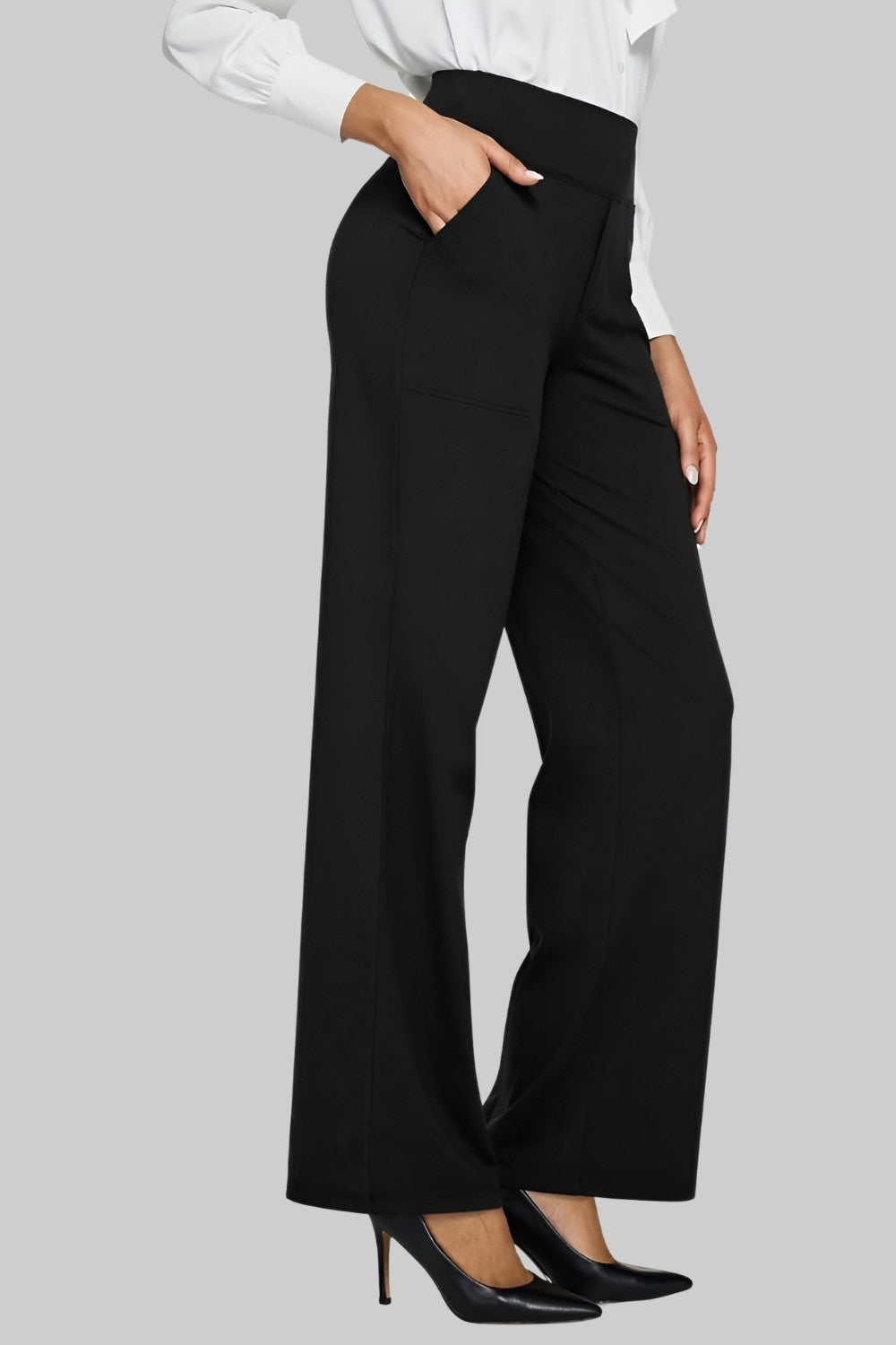 Elizabeth | Women High Rise Tapered Dress Pants