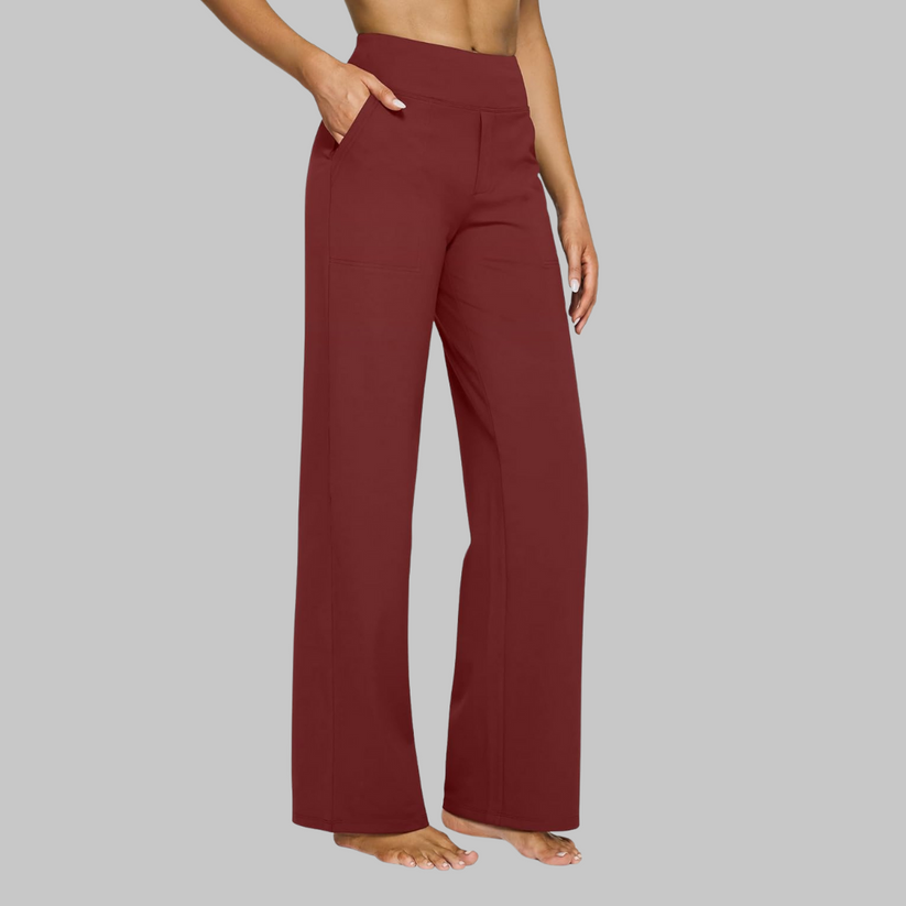 Elizabeth | Women High Rise Tapered Dress Pants