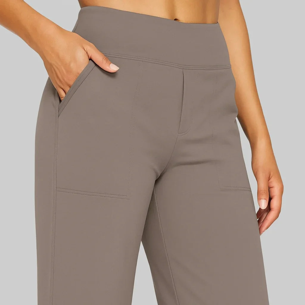 Elizabeth | Women High Rise Tapered Dress Pants