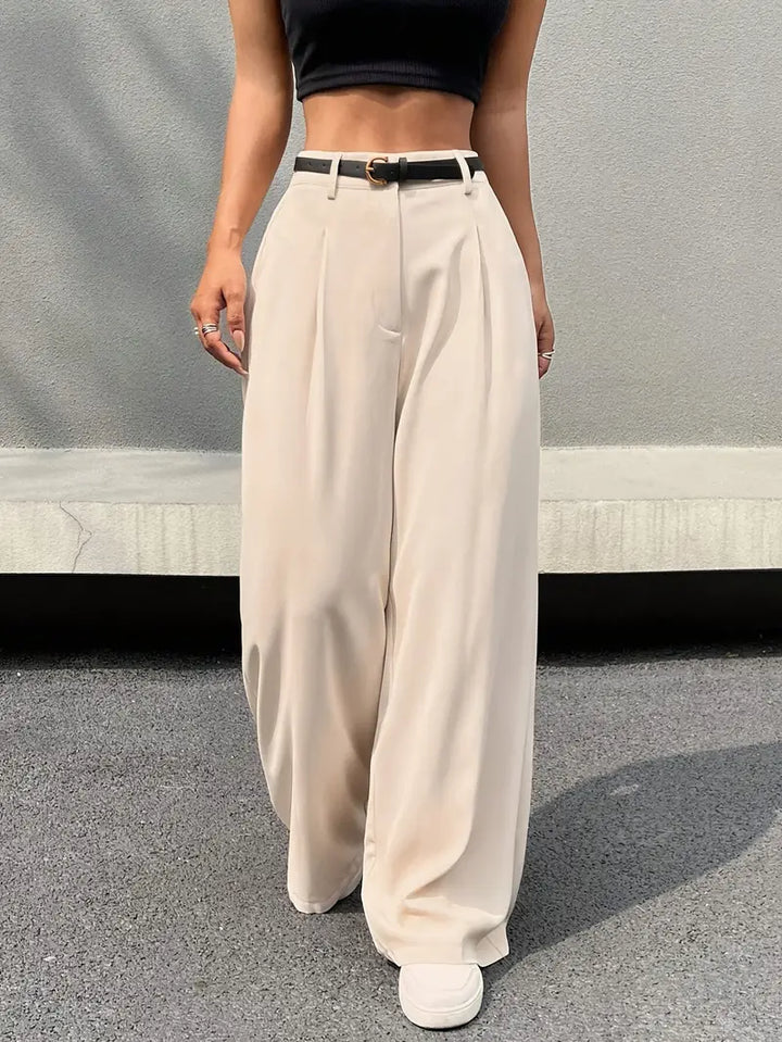Doris | Women’s Elegant Pleated High Waist Pants