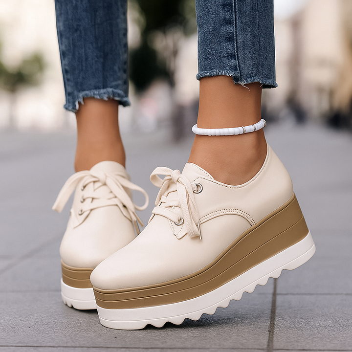 Hazel | Women's Lace-Up Orthopedic Platform Shoes
