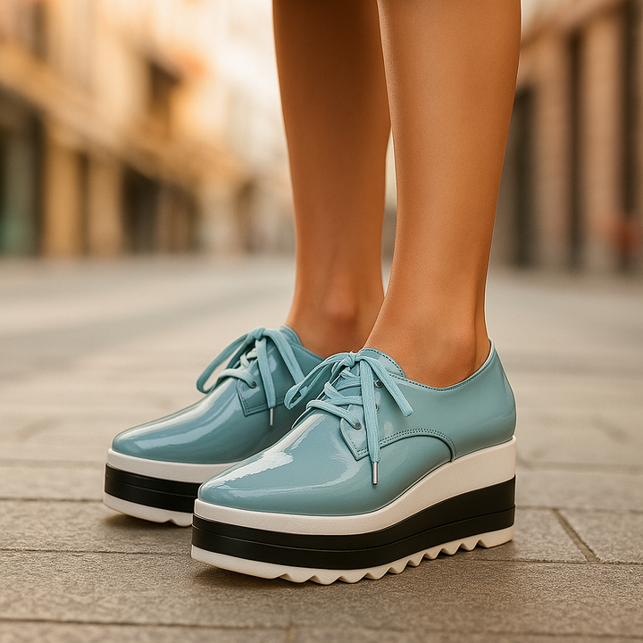 Hazel | Women's Lace-Up Orthopedic Platform Shoes